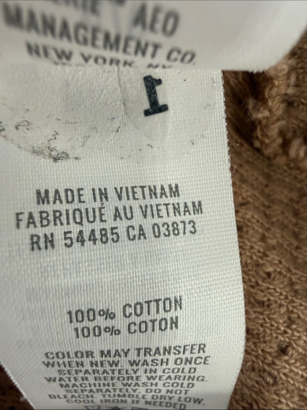 Aerie Waffle Knit Cropped Tank Top Henley Brown Size Small - Picture 8 of 8